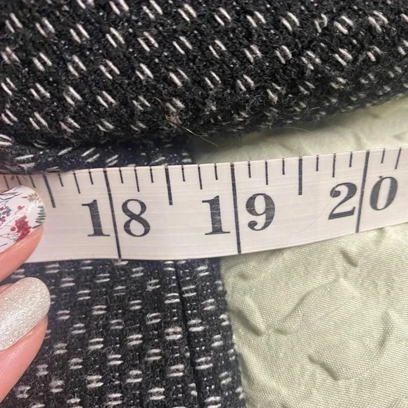 Banana Republic Dressy Coat Tweed Wool Blend Small S - Picture 5 of 9